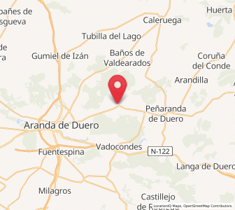 Map of Quemada, Castille and León