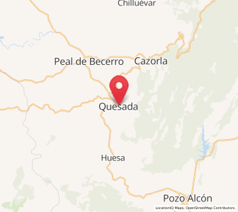 Map of Quesada, Andalusia