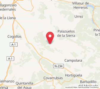 Map of Quintanalara, Castille and León