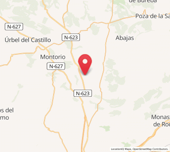 Map of Quintanarrío, Castille and León