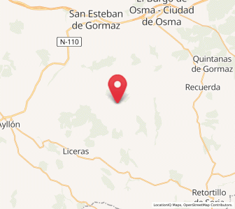 Map of Quintanas Rubias de Abajo, Castille and León