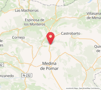 Map of Quintanilla de Pienza, Castille and León