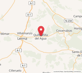 Map of Quintanilla del Agua, Castille and León