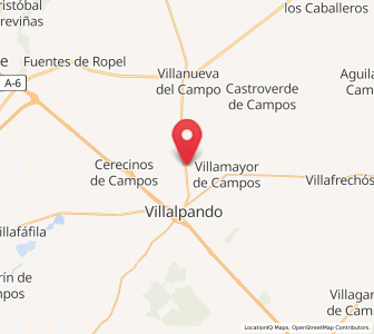 Map of Quintanilla del Olmo, Castille and León