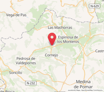 Map of Quintanilla del Rebollar, Castille and León