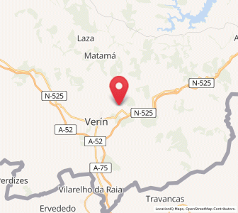 Map of Quiroganes, Galicia