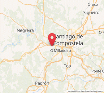Map of Quistiláns, Galicia