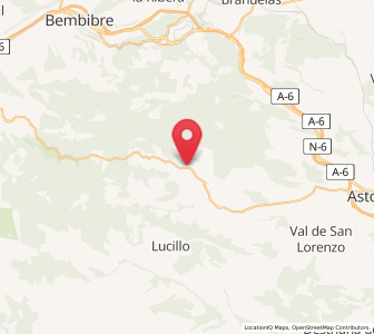Map of Rabanal del Camino, Castille and León