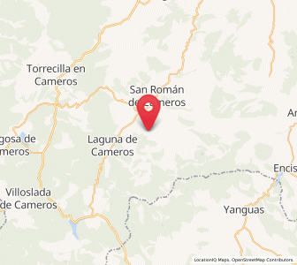 Map of Rabanera, La Rioja