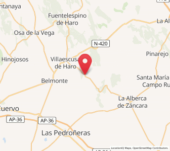 Map of Rada de Haro, Castille-La Mancha