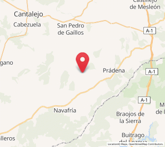 Map of Rades de Abajo, Castille and León