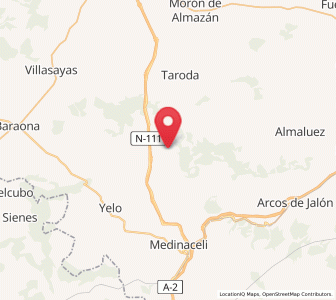 Map of Radona, Castille and León