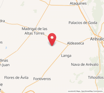 Map of Raliegos, Castille and León