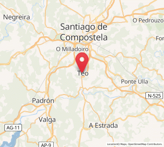 Map of Ramallosa, Galicia