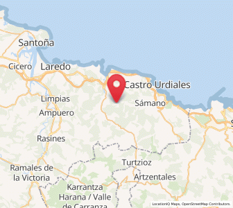 Map of Ranero, Cantabria