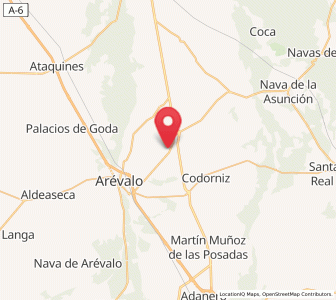 Map of Rapariegos, Castille and León