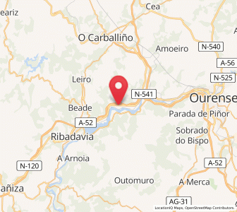 Map of Razamonde, Galicia