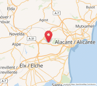 Map of Rebolledo, Valencia