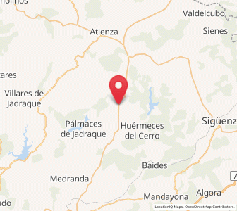 Map of Rebollosa de Jadraque, Castille-La Mancha