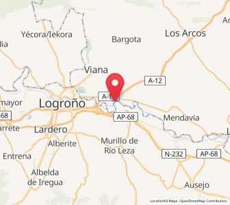 Map of Recajo, La Rioja