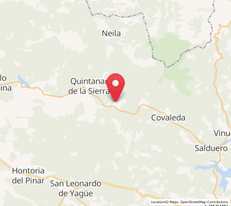 Map of Regumiel de la Sierra, Castille and León