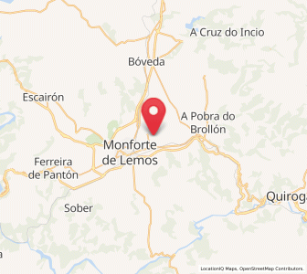 Map of Reigada, Galicia