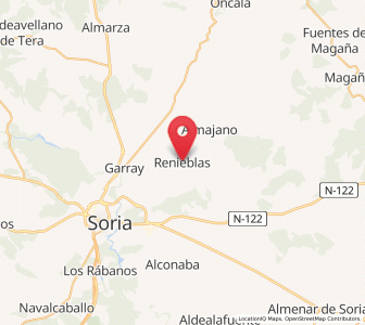 Map of Renieblas, Castille and León