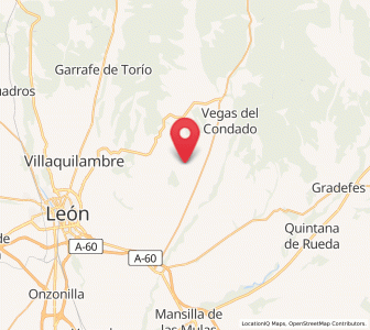 Map of Represa del Condado, Castille and León