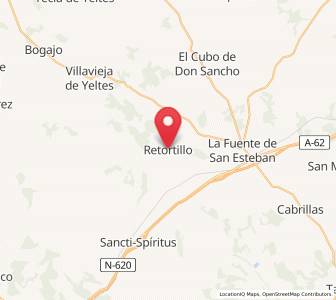 Map of Retortillo, Castille and León