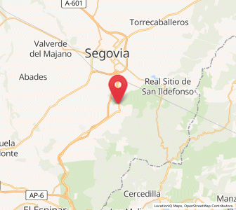 Map of Revenga, Castille and León