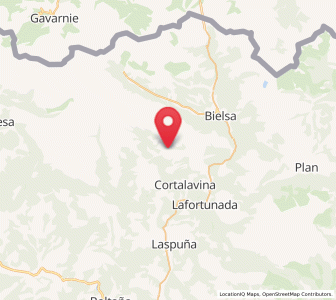 Map of Revilla, Aragon