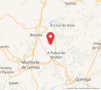 Map of Rey, Galicia