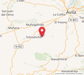 Map of Riatas, Castille and León