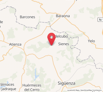 Map of Riba de Santiuste, Castille-La Mancha