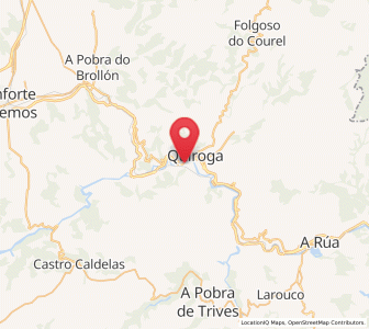 Map of Ribas del Sil, Galicia