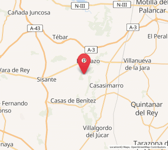Map of Ribera de San Benito, Castille-La Mancha