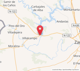 Map of Ricobayo, Castille and León