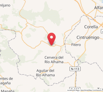 Map of Rincón de Olivedo, La Rioja