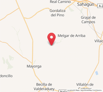 Map of Rinconada, Castille and León