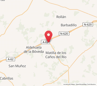 Map of Robliza de Cojos, Castille and León