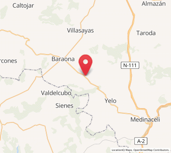 Map of Romanillos de Medinaceli, Castille and León