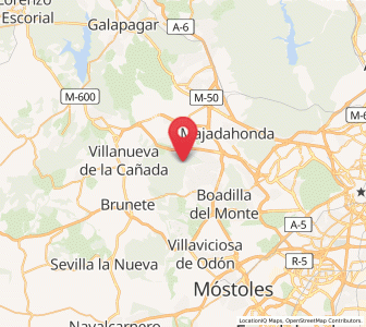 Map of Romanillos, Madrid