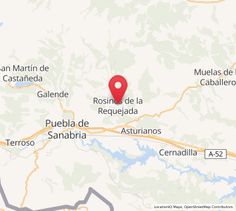 Map of Rosinas de la Requejada, Castille and León