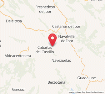 Map of Roturas, Extremadura