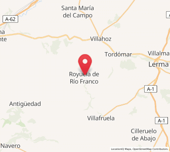 Map of Royuela de Río Franco, Castille and León