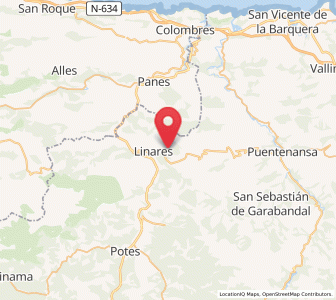 Map of Roza, Cantabria