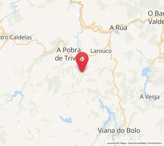 Map of Rozabales, Galicia