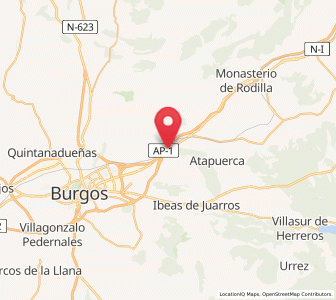 Map of Rubena, Castille and León