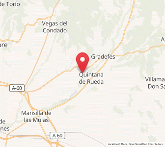 Map of Rueda del Almirante, Castille and León