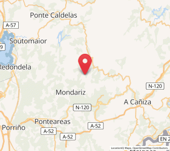 Map of Sabajanes, Galicia